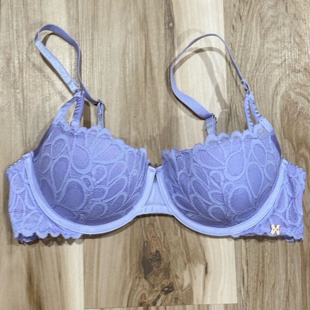 Savage X Fenty Purple Lace Bra Women’s 36C